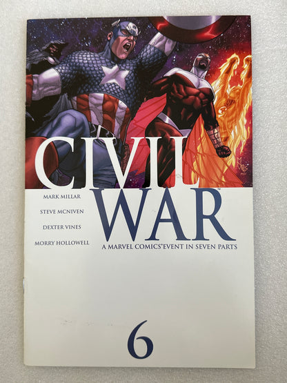 Civil War #6 Marvel 2006