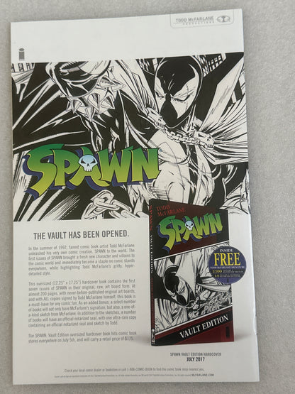 Spawn #1 Special 25th Anniversary Edition Director's Cut Gold Foil Variant Image 2017