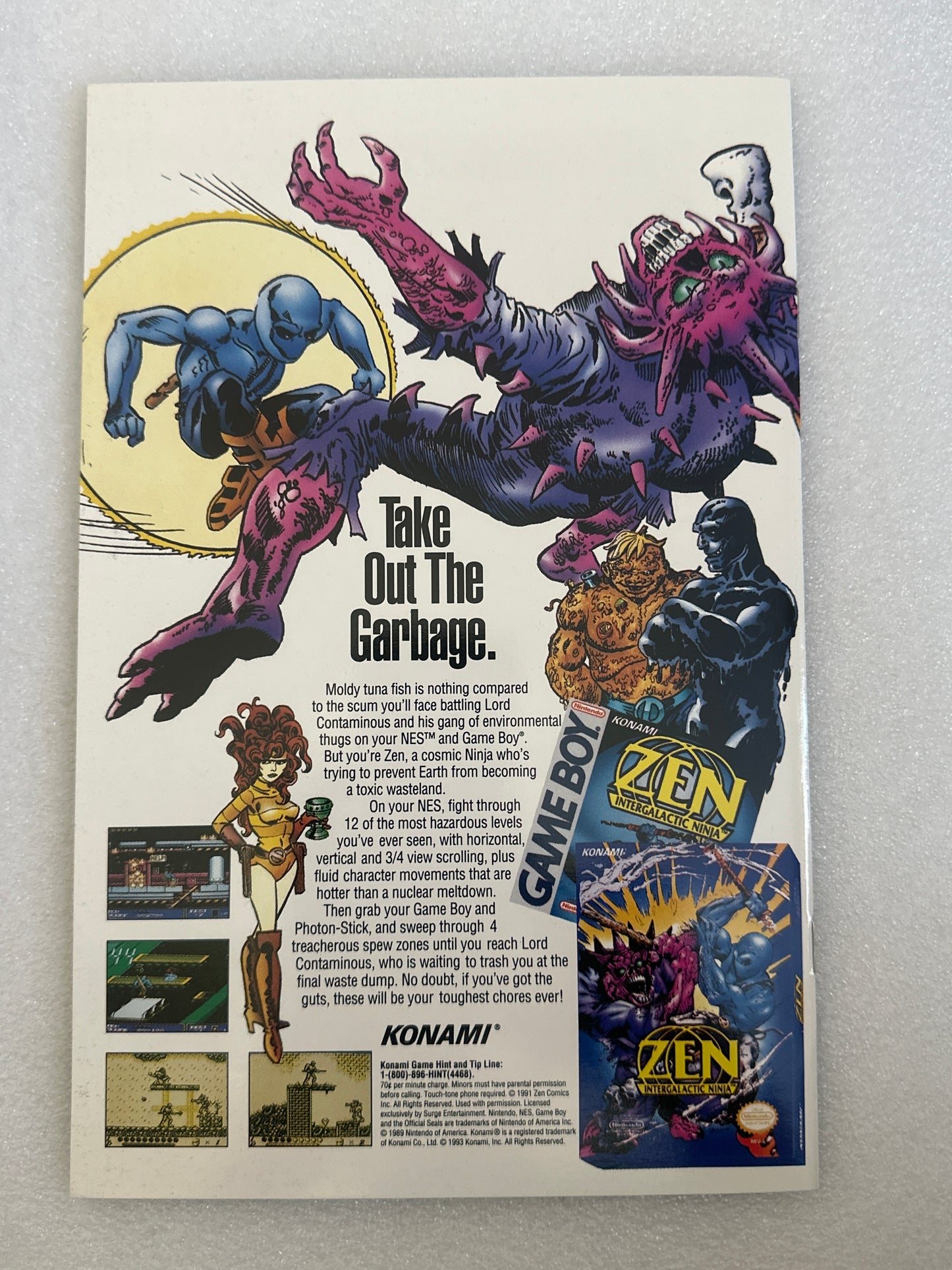 Zen Intergalactic Ninja: The Hunted  #3 Eternity Comics 1994