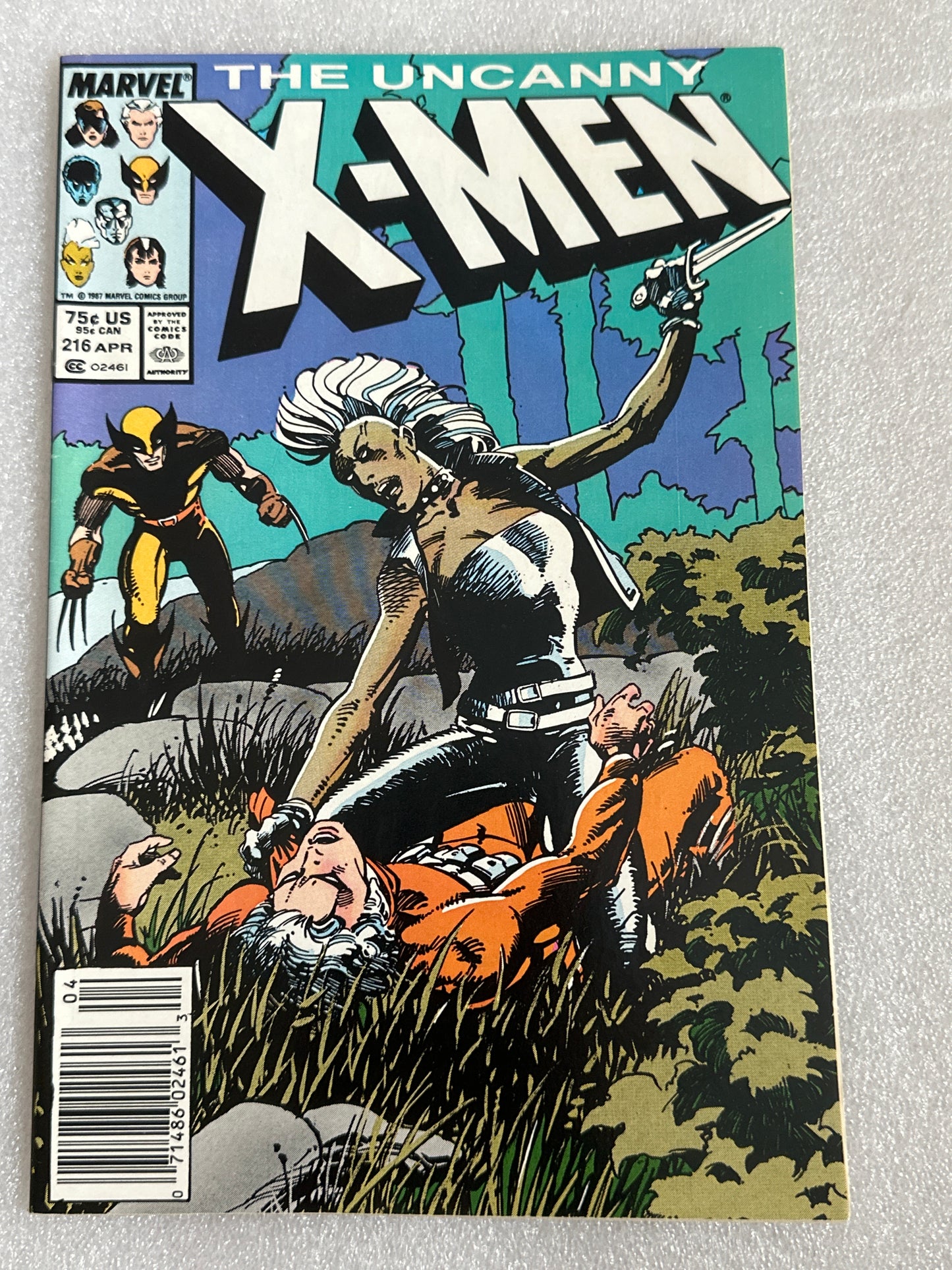 The Uncanny X-Men #216 Marvel 1987