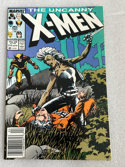 The Uncanny X-Men #216 Marvel 1987