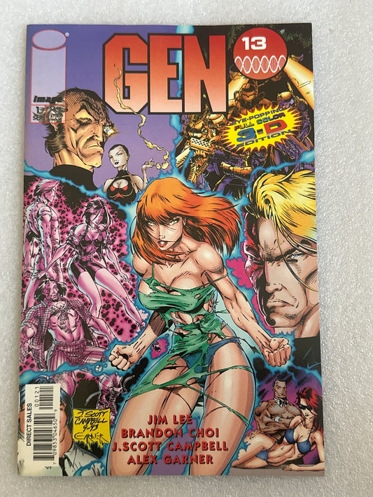 Gen 13 #1 3-D Edition with glasses Image 1997