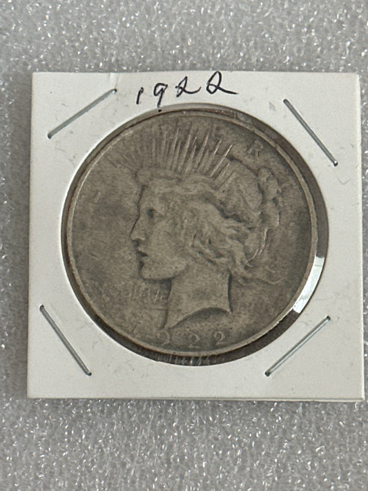 1922 Morgan Silver Dollar