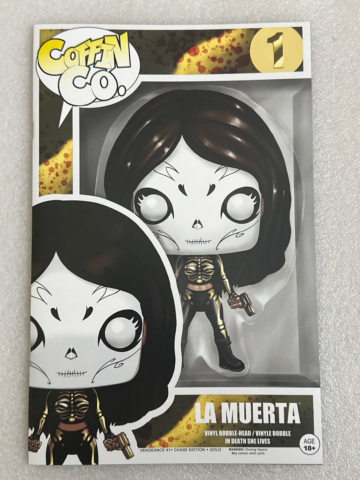 La Muerta Vengeance #1 Chase Edition Gold Coffin Comics 2020