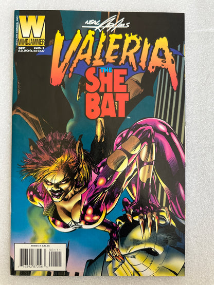 Valeria The She Bat #1 Windjammer Comics 1995