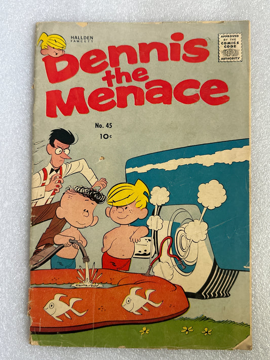 Dennis the Menance #45 Hallden Fawcett Comics 1960