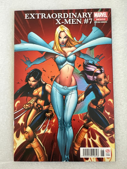 Extraordinary X-Men #7 Campbell Mexico Variant Marvel 2016
