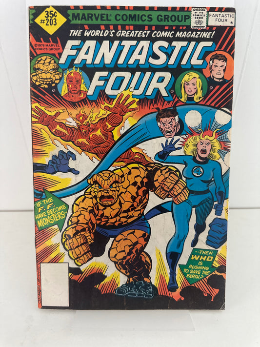 Fantastic Four #203 Marvel 1978