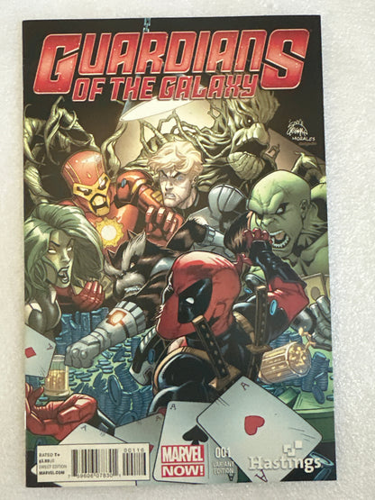 Guardians of the Galaxy #1 Hastings Deadpool Variant Marvel 2013