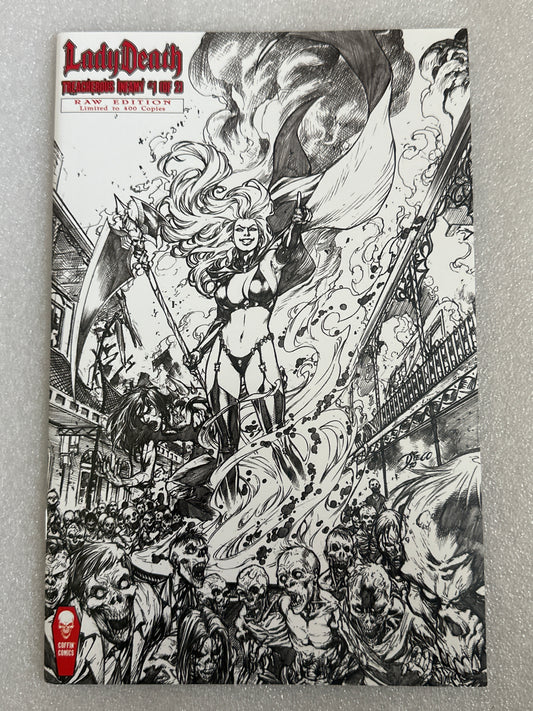 Lady Death: Treacherous Infamy #1 Raw Edition Coffin Comics 2021