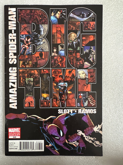 Amazing Spider-Man #648 2nd Print Variant Marvel 2011