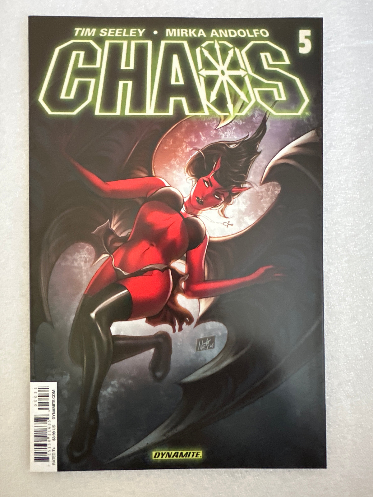 Chaos #5 Variant Cover B Dynamite 2014