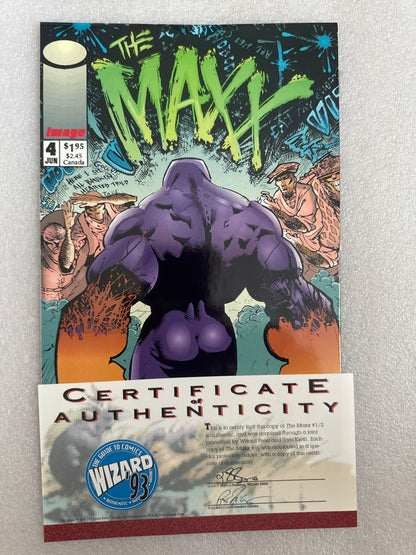 Maxx #1/2 Wizard W/COA Image 1993