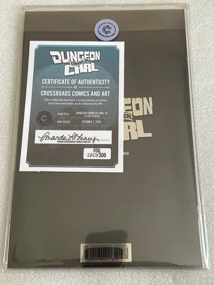 Dungeon Crawler Carl Special Edition #0 2nd Print Aaron Long Foil #120/300 (X-Men Variant) Crossroads Comics Vault 2026