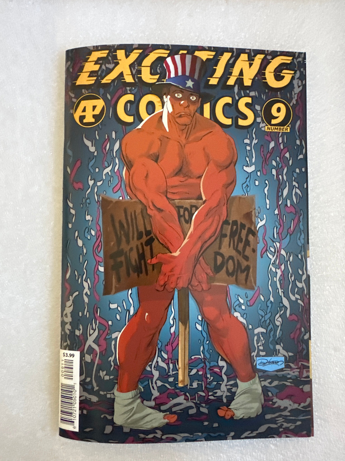 Exciting Comics #9 (SM1 Homage on inside back cover) AP 2021