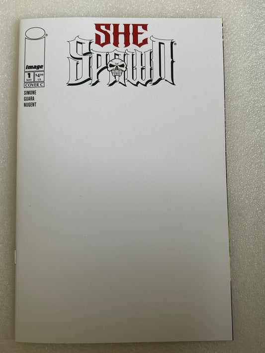She Spawn #1 Blank Variant Cover C Image 2026