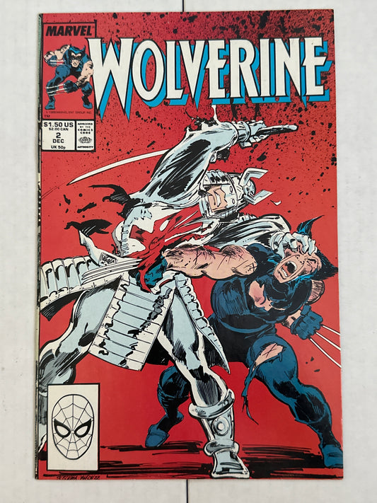 Wolverine #2 First Series Marvel 1989