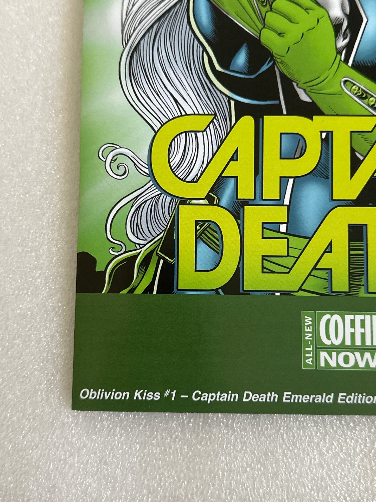Lady Death: Oblivion Kiss #1 Captain Death Emerald Edition Signed by Pulido Coffin Comics 2019