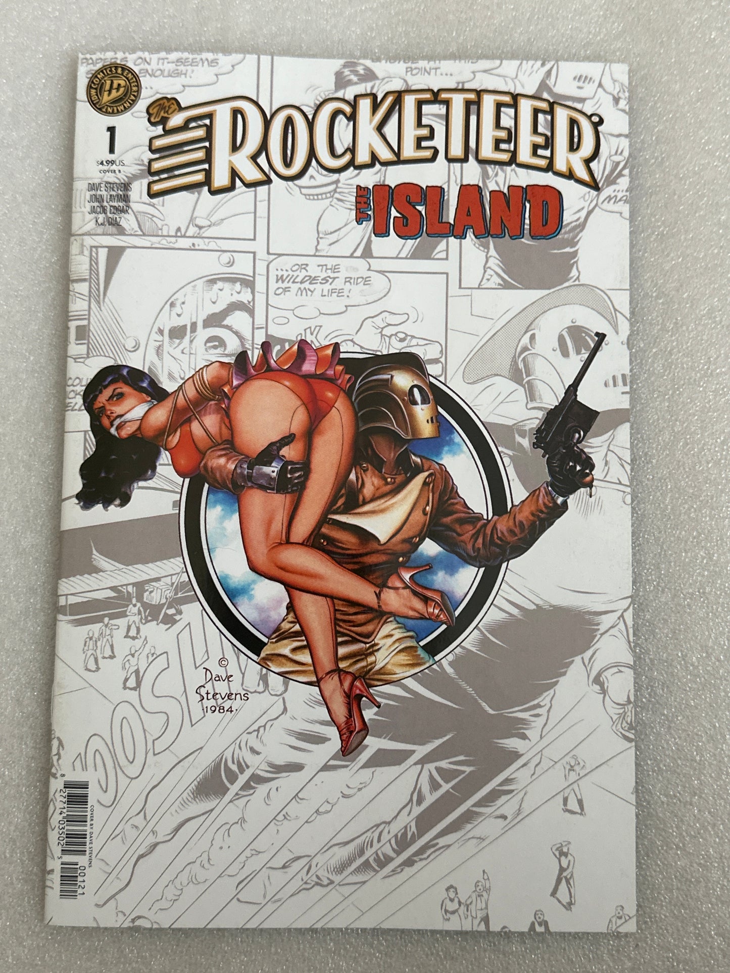 The Rocketeer The Island #1 Cover B Dave Stevens IDW 2026