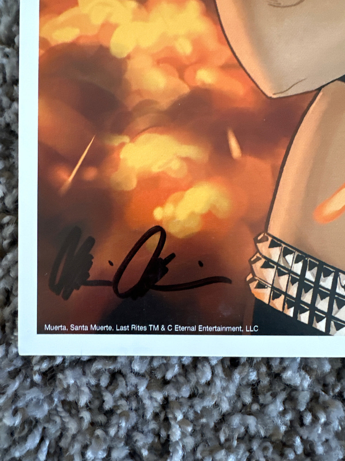 La Muerta Print by R. Ortiz Signed by Brian Pudilo #28/200