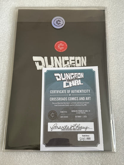 Dungeon Crawler Carl Special Edition #0 2nd Print Aaron Long #241/800 (X-Men Variant) Crossroads Comics Vault 2026