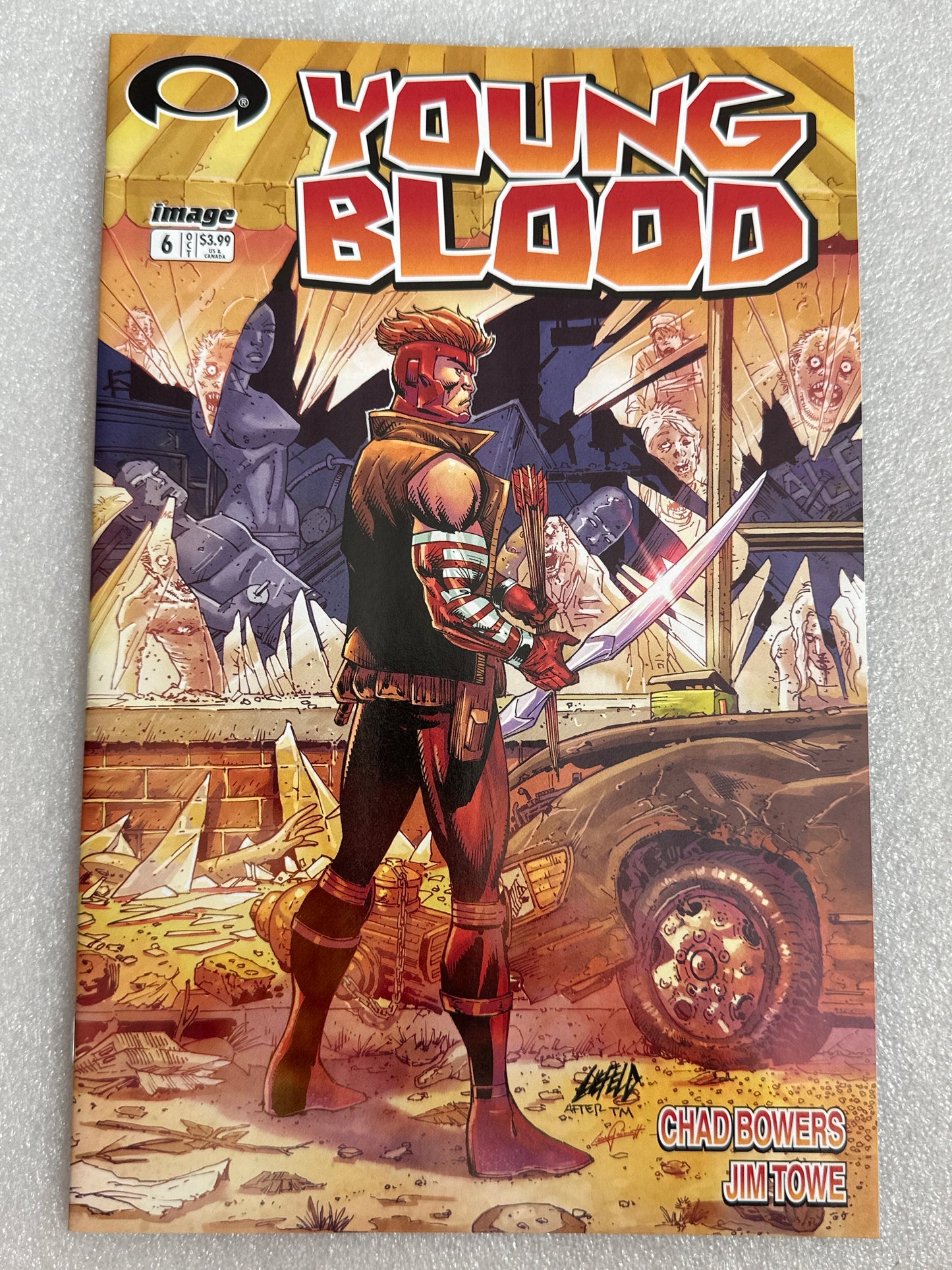 Youngblood #6 Walking Dead Homage Image 2017