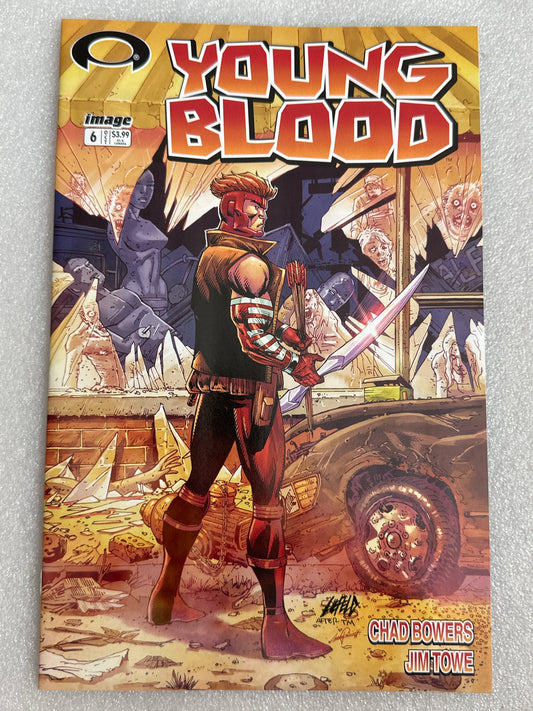 Youngblood #6 Walking Dead Homage Image 2017