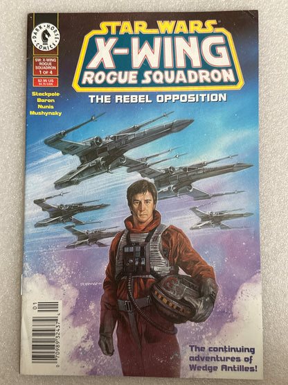 Star Wars X-Wing Rogue Squadron #1 Newsstand Variant Dark Horse 1995