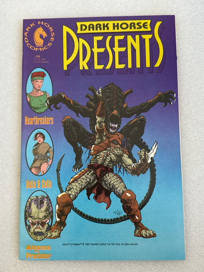 Dark Horse Presents #36 Cover A (Aliens vs Predator) Dark Horse 1990