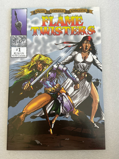 Flame Twisters #1 Brown Study Comics 1994