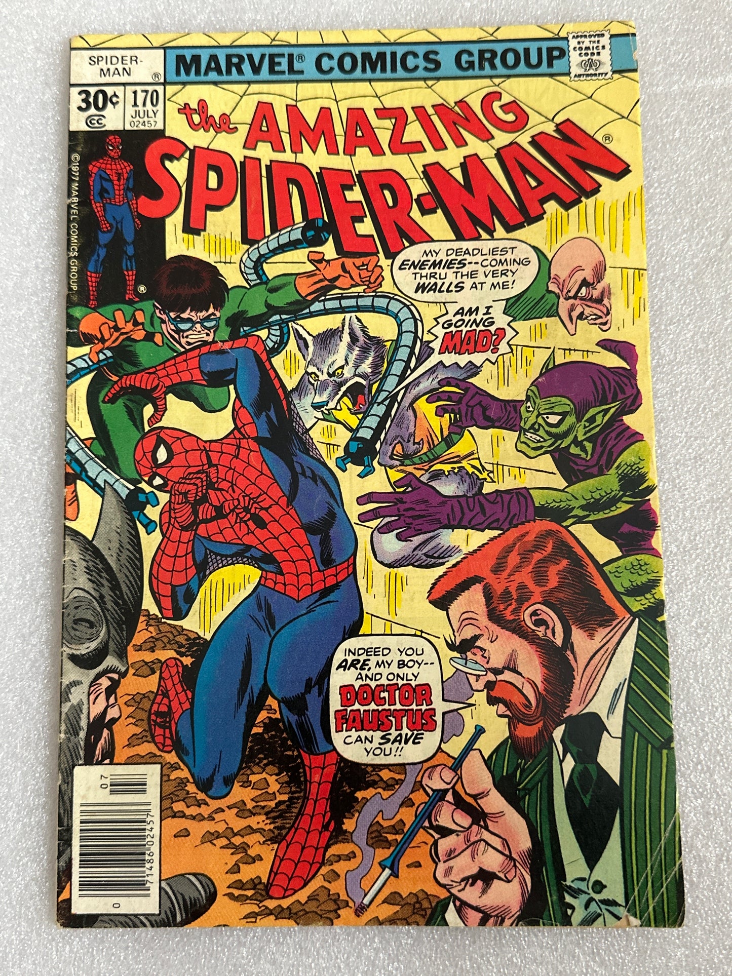 The Amazing Spider-Man #170 Marvel 1977