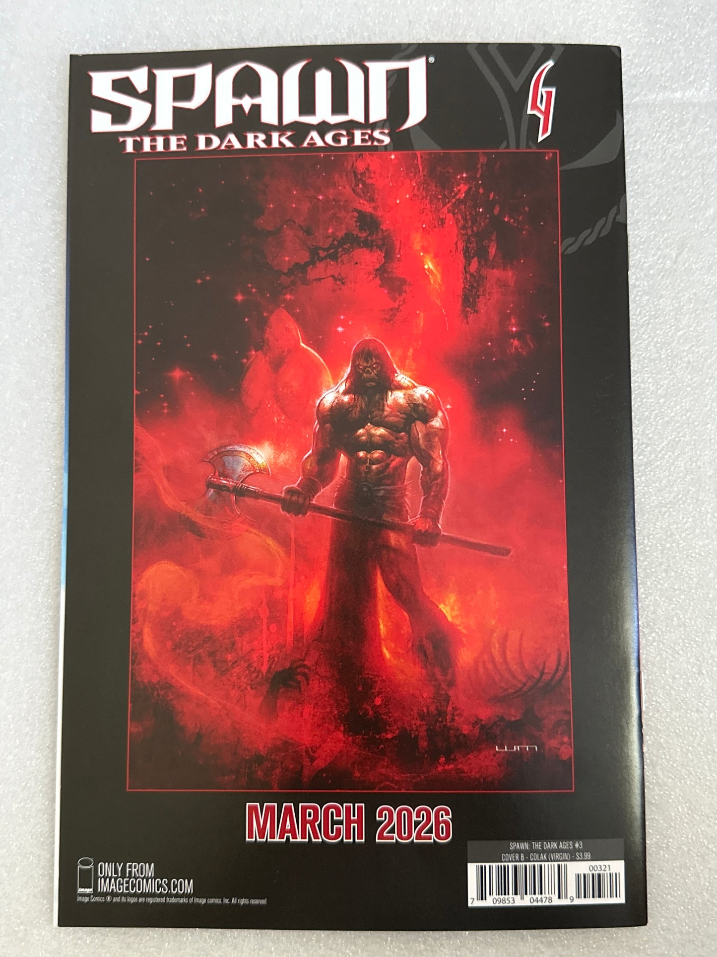 Spawn: The Dark Ages #3 Virgin Cover B Image 2026