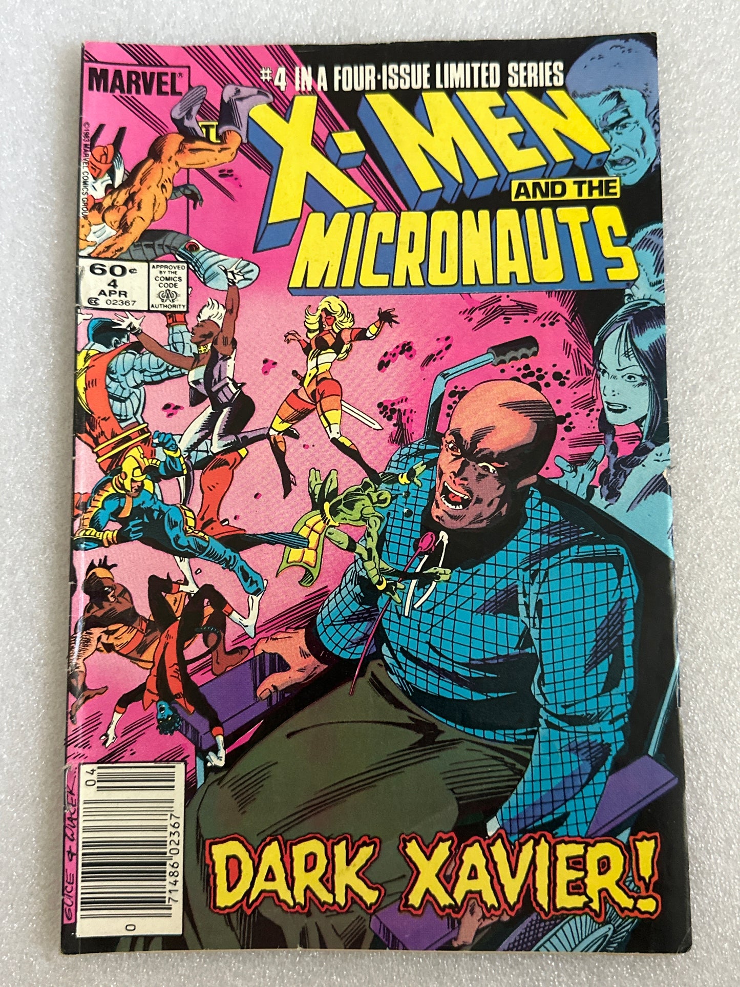 X-Men and the Micronauts #4 Marvel 1984