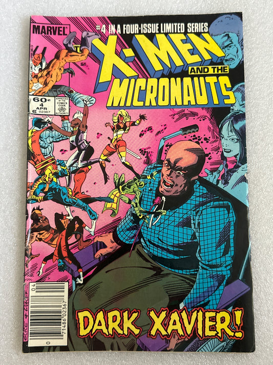 X-Men and the Micronauts #4 Marvel 1984