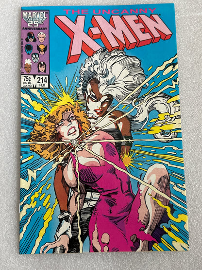 The Uncanny X-Men #214 Marvel 1987