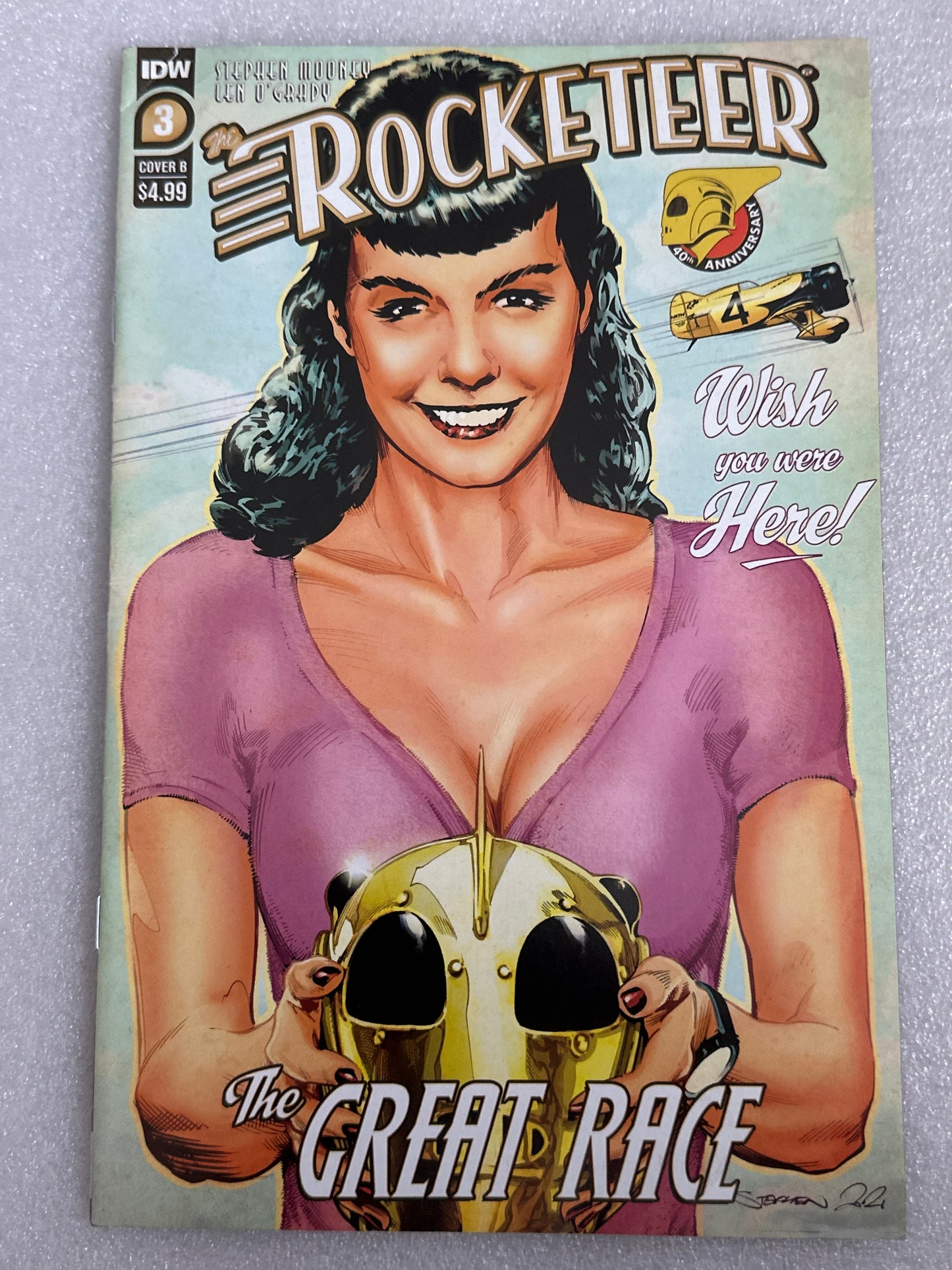 Rocketeer #3 Cover B IDW 2022