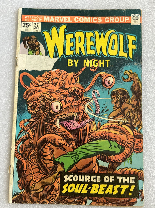Werewolf by Night #27 Marvel 1974