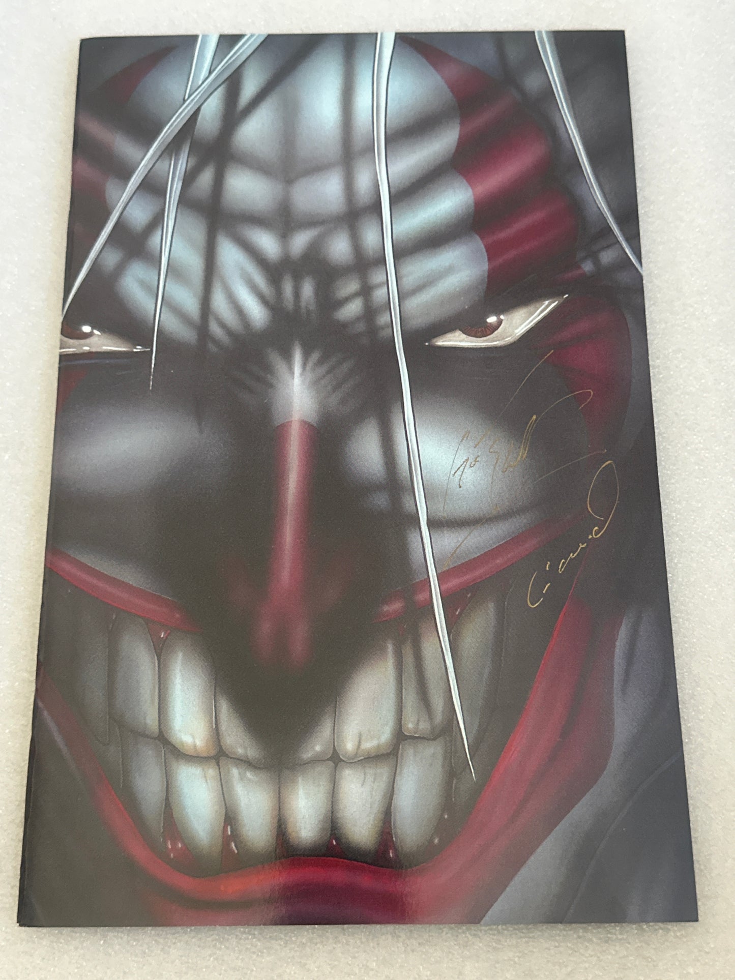 Bloodshed #2 Virgin Cover Signed w/COA Damage Comics 1994