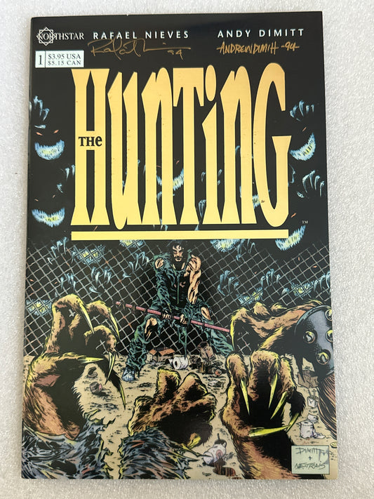 The Hunting #1 Gold Foil Variant Double Signed Nortstar 1993