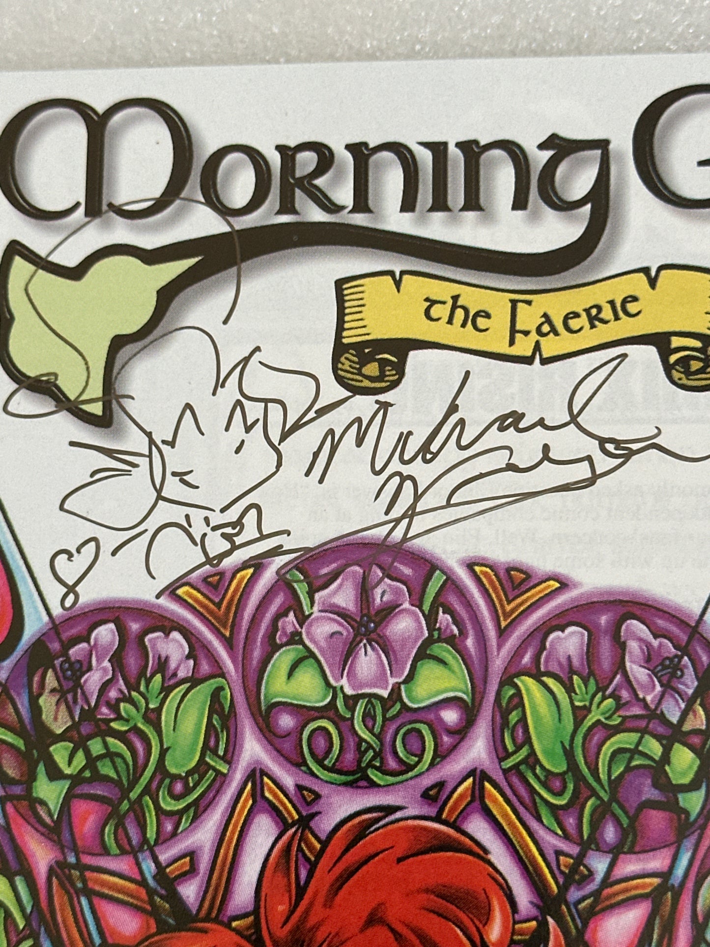 Morning Glory The Farie #1 Double Signed w/Remark Radio Comix 1998