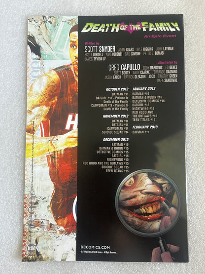Teen Titans #15 New 52 Die-Cut Cover Death of the Family DC 2013