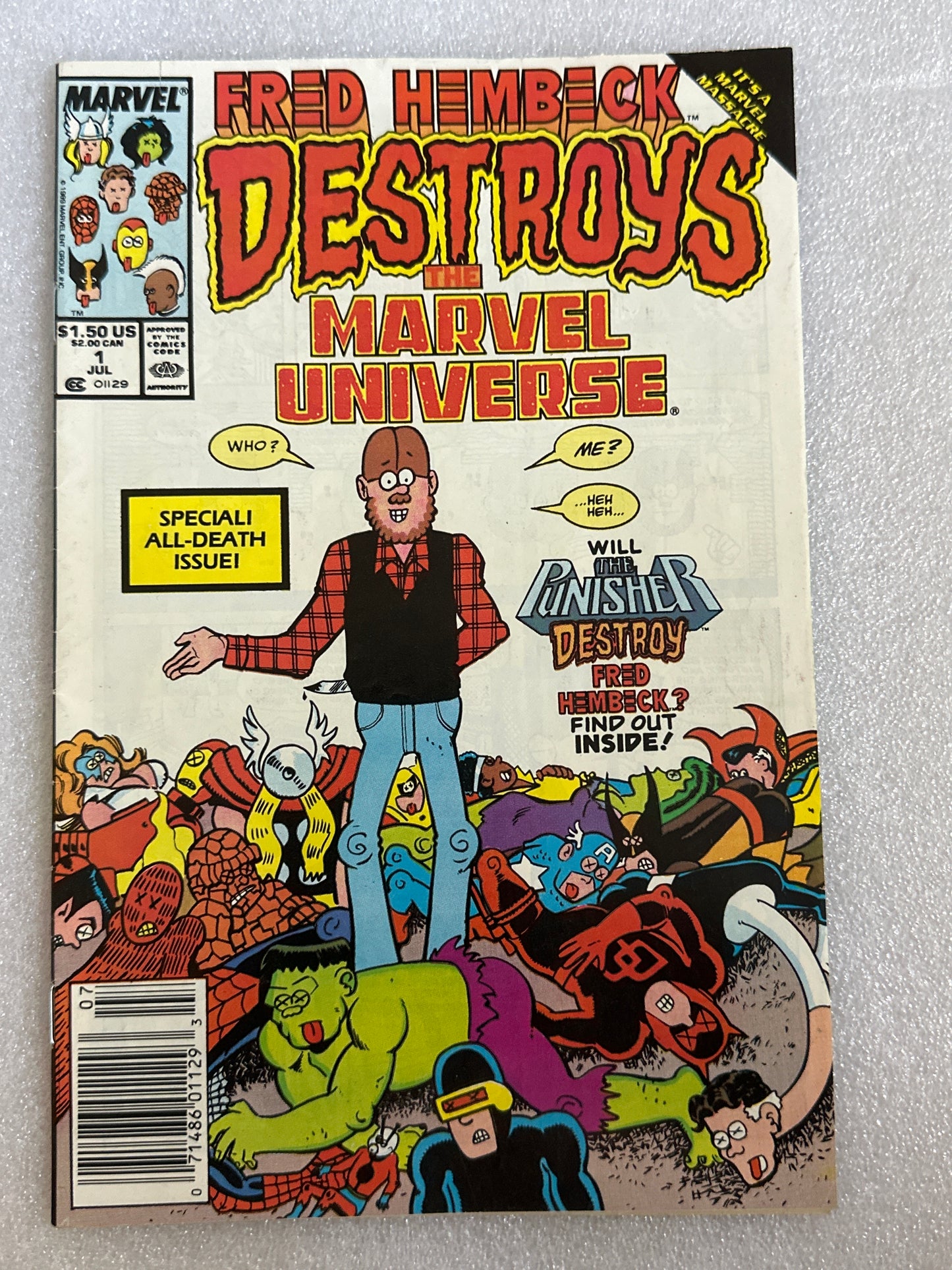 Fred Hembeck Destroys the Marvel Universe #1 Marvel 1989