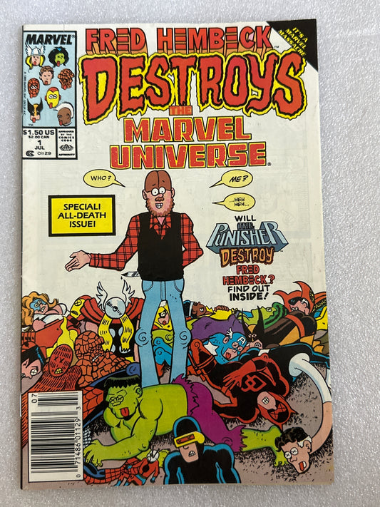 Fred Hembeck Destroys the Marvel Universe #1 Marvel 1989