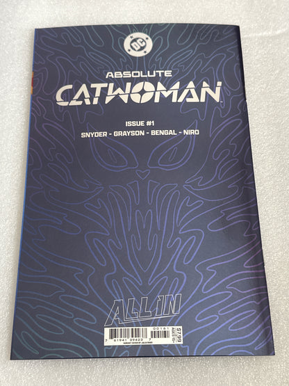Absolute Catwoman #1 Cover F Logo Foil Variant DC 2026