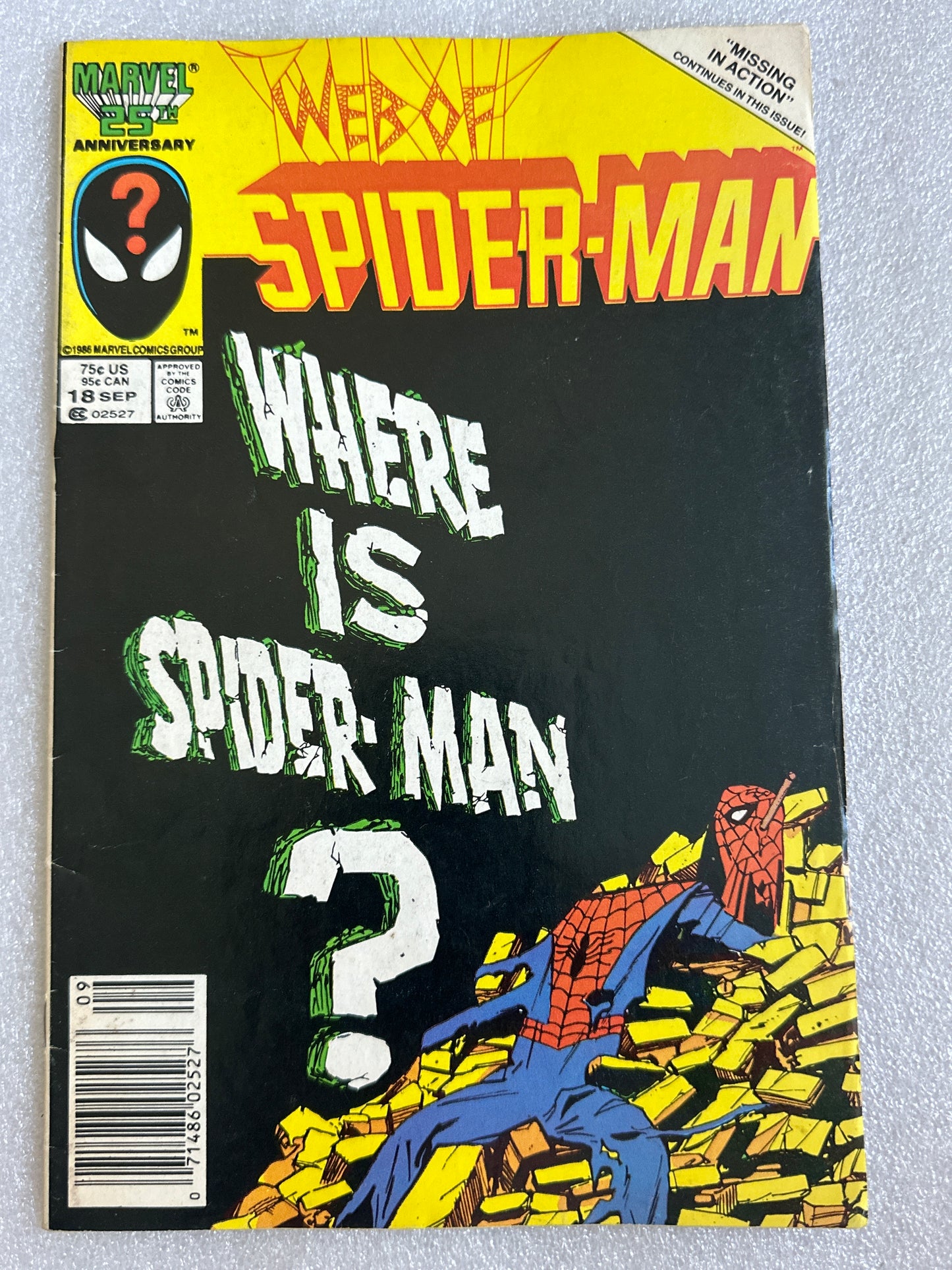 Web of Spider-Man #18 Marvel 1986
