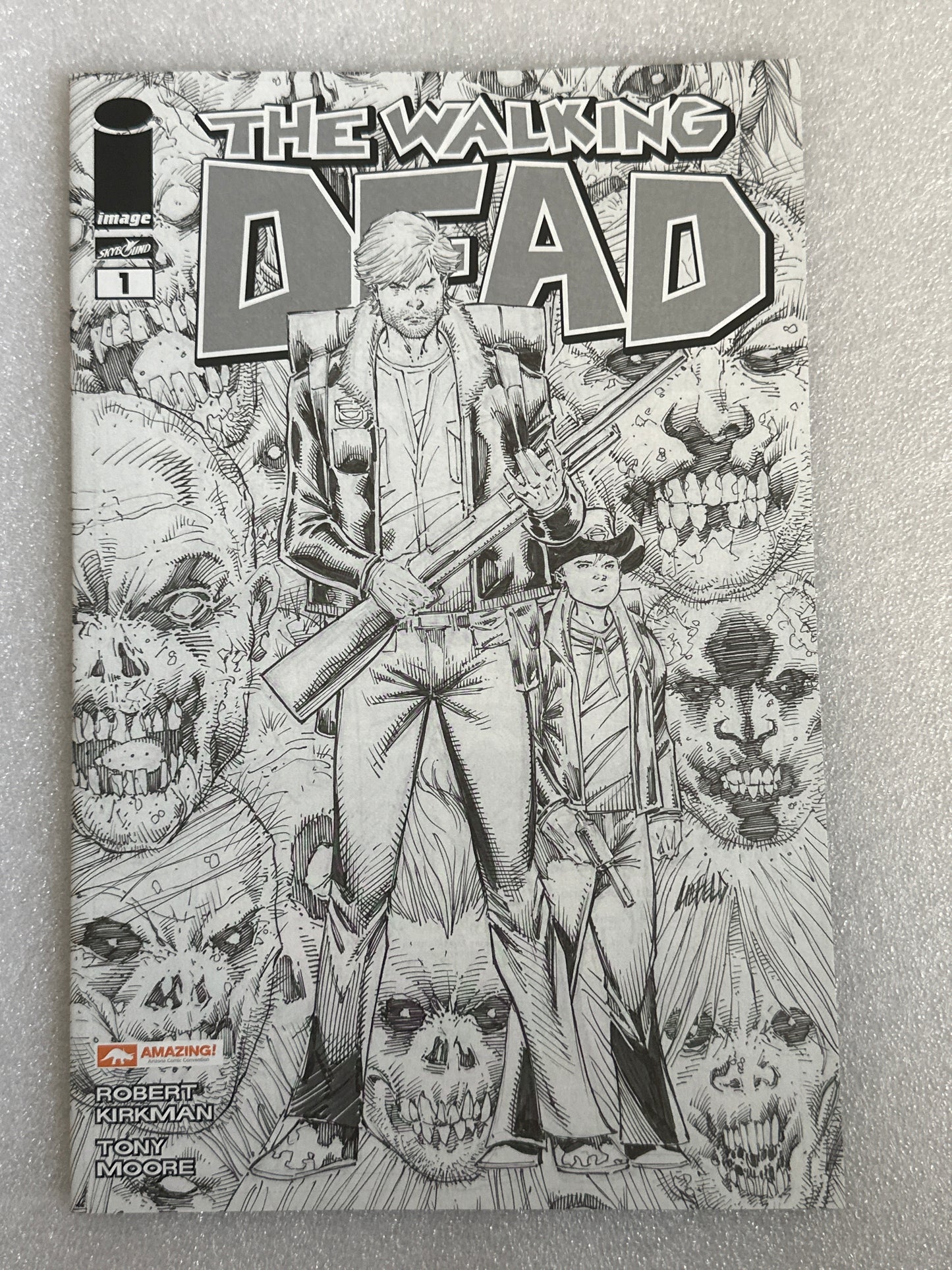 The Walking Dead #1 Amazing Arizona Con 2014 Sketch Variant Image