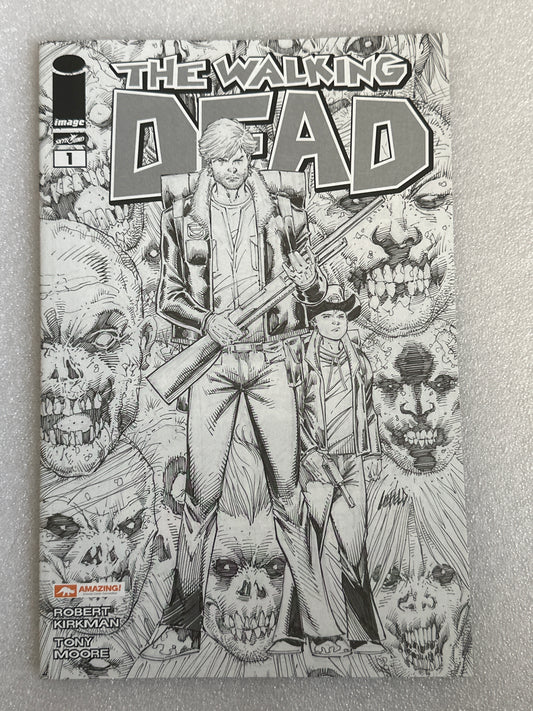 The Walking Dead #1 Amazing Arizona Con 2014 Sketch Variant Image