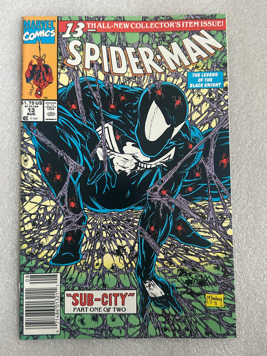 Spider-Man #13 Newsstand Marvel 1990