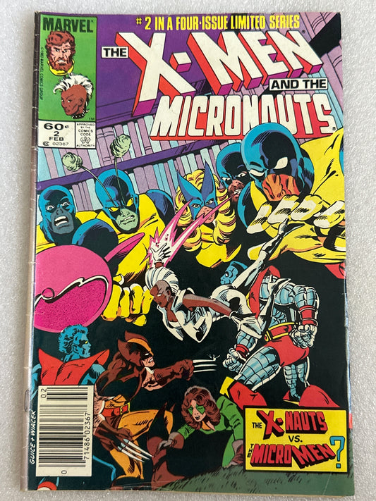 X-Men and the Micronauts #2 Marvel 1984