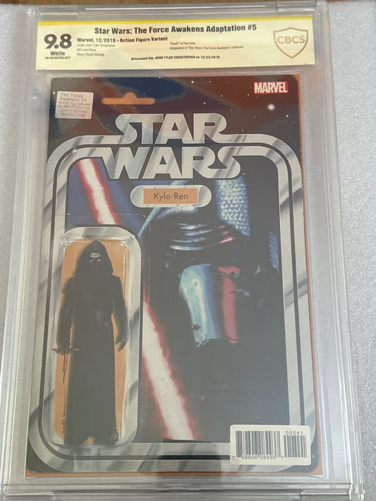 Star Wars: The Force Awakens Adaption #5 Action Figure Variant CBCS 9.8